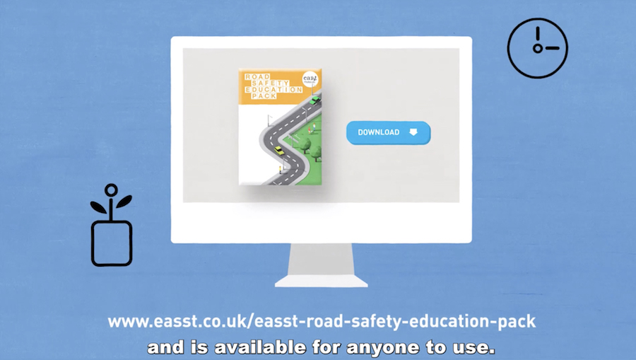 교통사고로 사망하는 어린이들이 더는 없어야 한다는 사명으로 EASST는 연령별 도로 안전 교육 팩을 12개국의 언어로 온라인에서 무료 배포 중(ROAD SAFETY EDUCATION PACK _ DOWNLOAD)
	www.easst.co.uk/easst-road-safety-education-pack
	and is available for anyone to use.
	