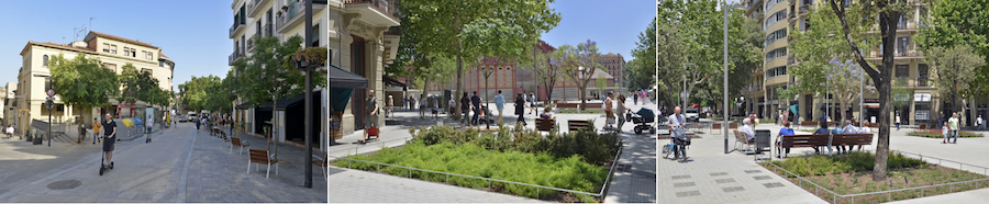 바르셀로나의 슈퍼블록은 보행자 중심의 공공 공간